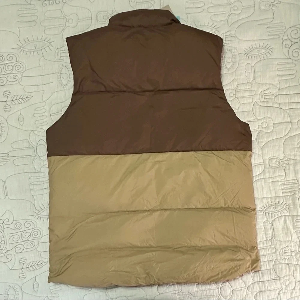 NWT Men’s Prana Timber Trail Vest Shire Colorblock Duck Down/Feather Fill